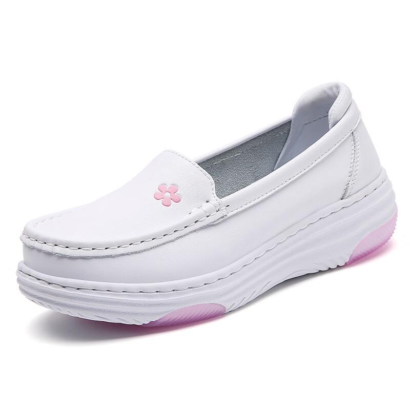 Дышащие полые туфли медсестры Bozong 32-33