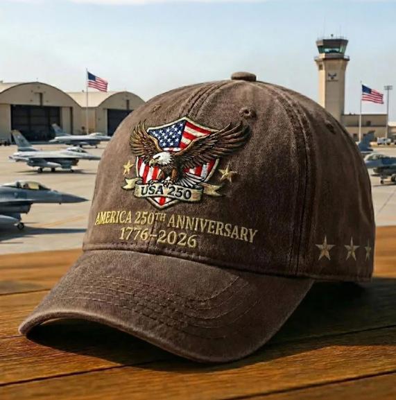 New American Anniversary Baseball Cap D Digital Printing Baseball Cap American Retro Cap