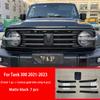 For Tank 300 400 400Hi4-T 2021-2025 Car Badge Front Rear Steering Wheel Wheel Hub Badge Car Central Grid Trim Strip Modification
