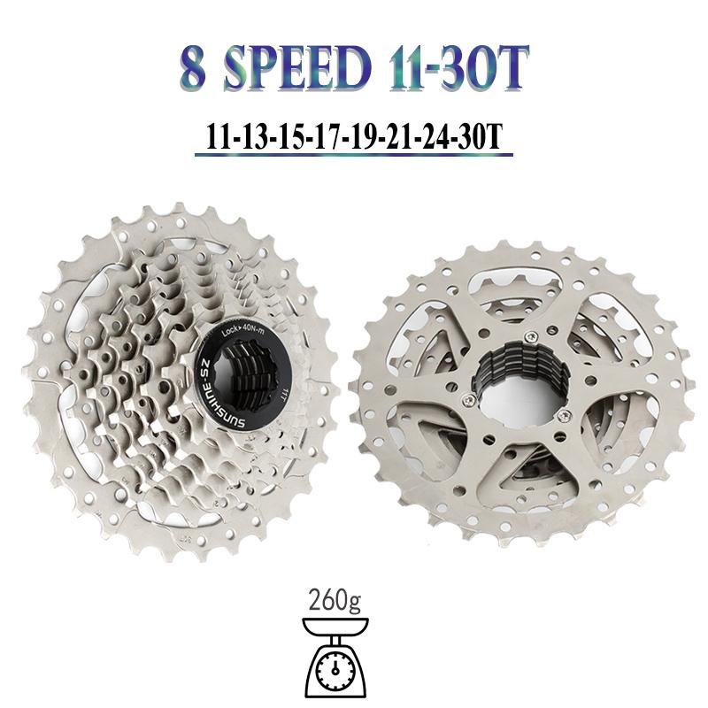 SUNSHINE Road Bike Freewheel 8 9 10 11 12 Speed Cassette 11-23T/25T/28T/30T/32T/34T K7 Bicycle Flywheel Sprocket for SHIMANO