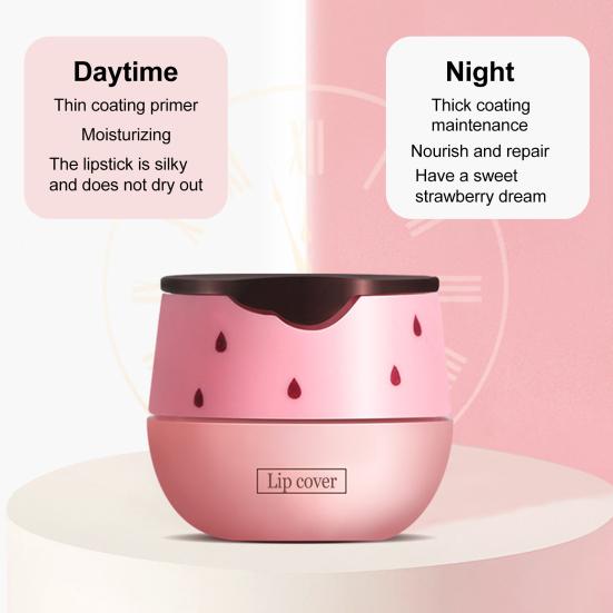 7.5g Anti-dry Watery Silky with Brush Lipstick Primer Lip Balm