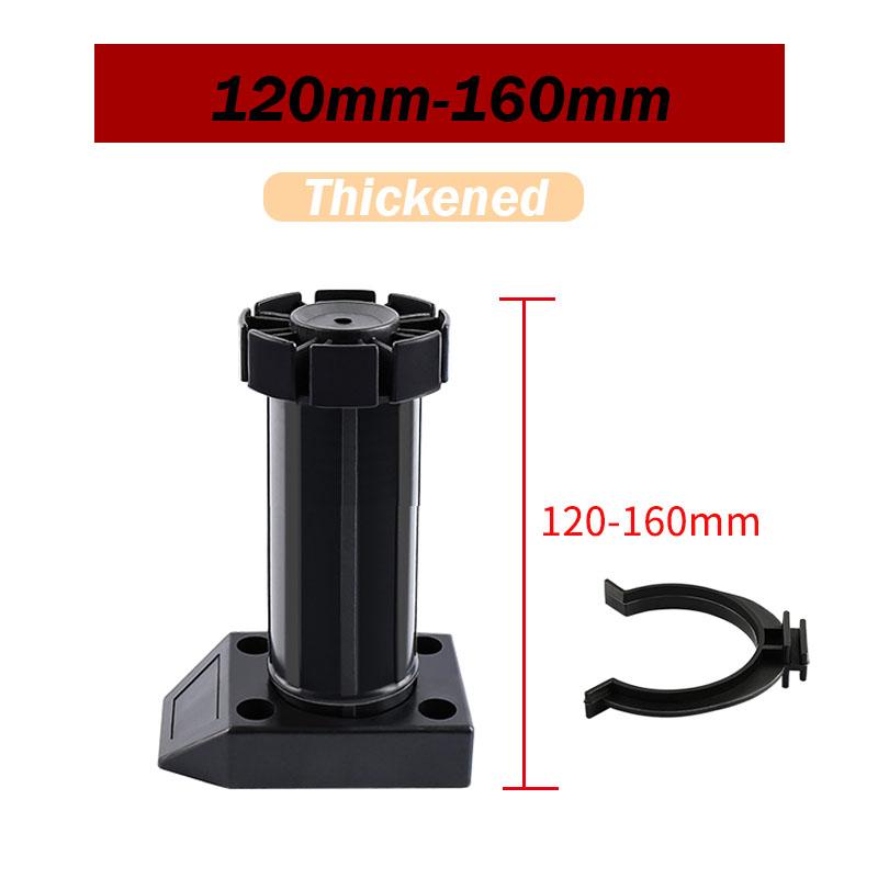 1 pz Piedino Regolabile in Altezza per Armadio Gamba Mobile per Cucina Bagno 6cm/8cm/10cm/12cm/15cm Piedini Zoccolo Armadio da Cucina