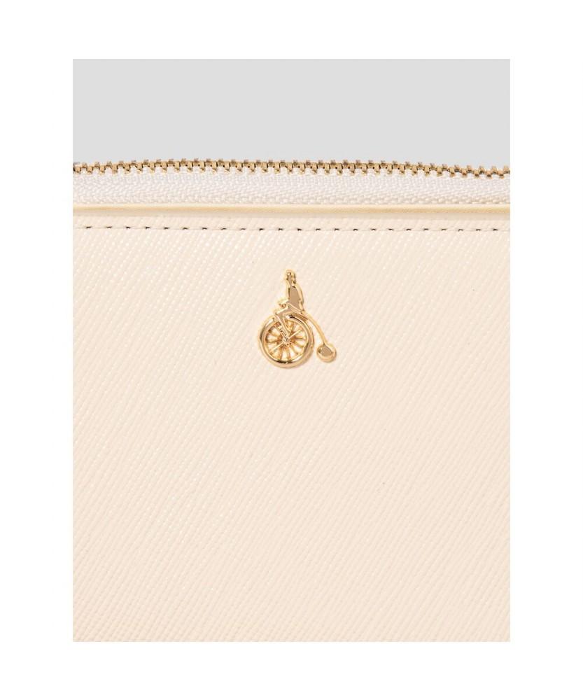 Beanpole Accessory Lucy Saffiano 2-Zip Wallet - Yellow