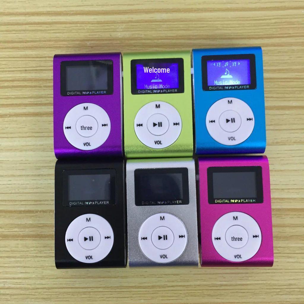 Screen Clip-On MP3 Player with Metal Clip - Portable for Sports & Students
