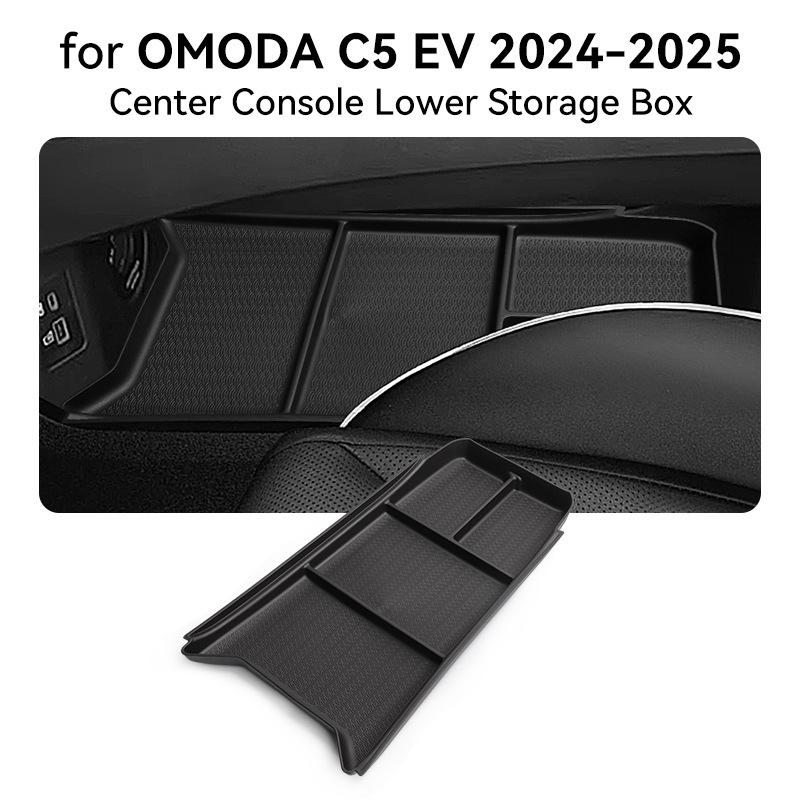 For 24-25 models of Oumengda 0MODA C5 central control lower storage box, storage and car supplies modification 24-25 EV