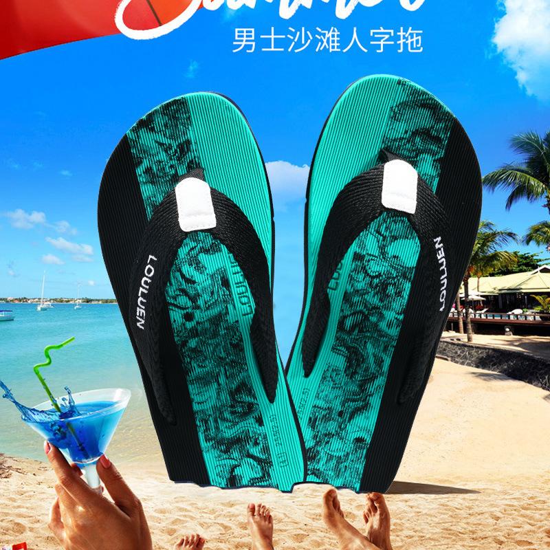

New pinch-on flip-flops men s sandals non-slip casual beach shoes men s slippers wear cool slippers outside 39 світло-сірого кольору