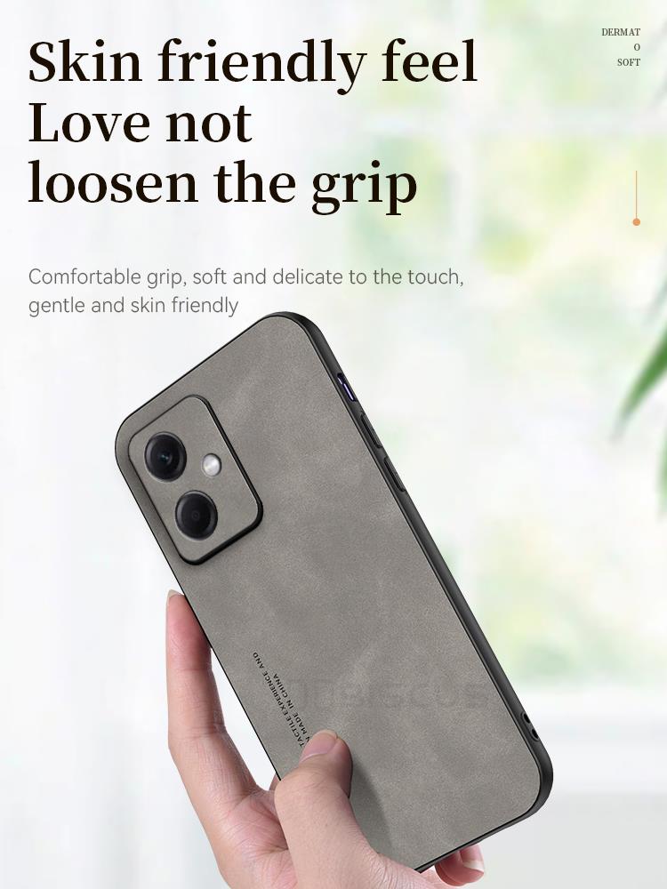 Sheepskin Leather Case For Xiaomi Redmi Note 12 Pro Plus 11 11S 10 5G Redmi 10C 12C A1 Poco X5 Pro Luxury Bumper Soft Cover