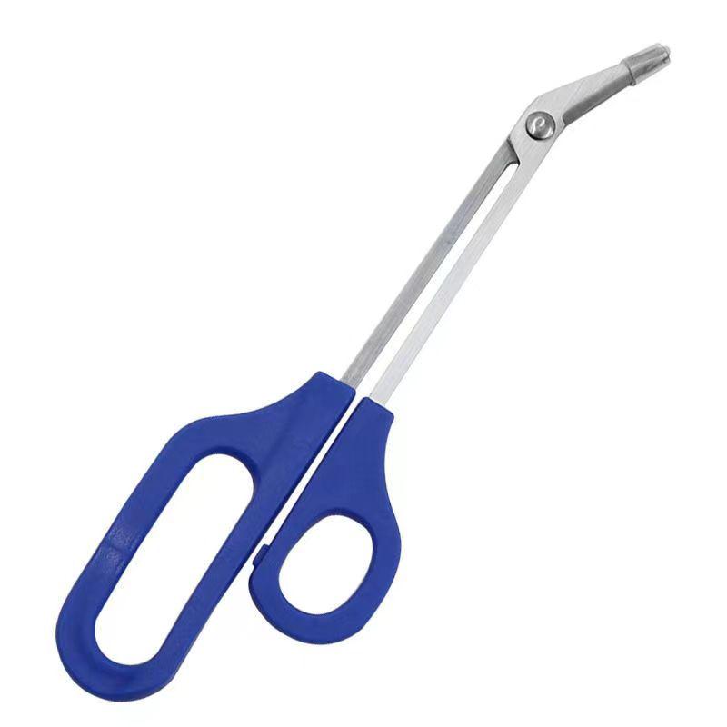 8.3-Inch Stainless Steel Curved Beauty Scissors - Crane Beak Design for Foot Callus, Bandage, and Gauze.