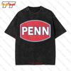 Penn Angelgeräte Rolle Rute Vintage Übergroßes T-Shirt VBJ