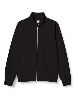 Printstar oz Fleece Standard Zip Jacke Größe M bis japanische Größe 9.7 (00190-NNJ), Herren Schwarz, (Äquivalent M)