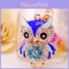 Stylish Cartoon Owl Keychain With Rhinestones Ideal Gift For Birthdays And Holidays