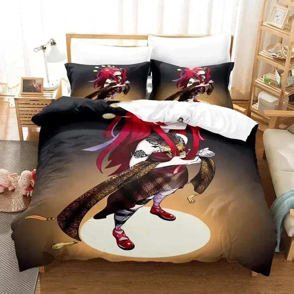 Comforter Kureiji Ollie The Iconic Zombie Idol Bedding Set Duvet Bed Set Comforter King Queen Size Boys Adult