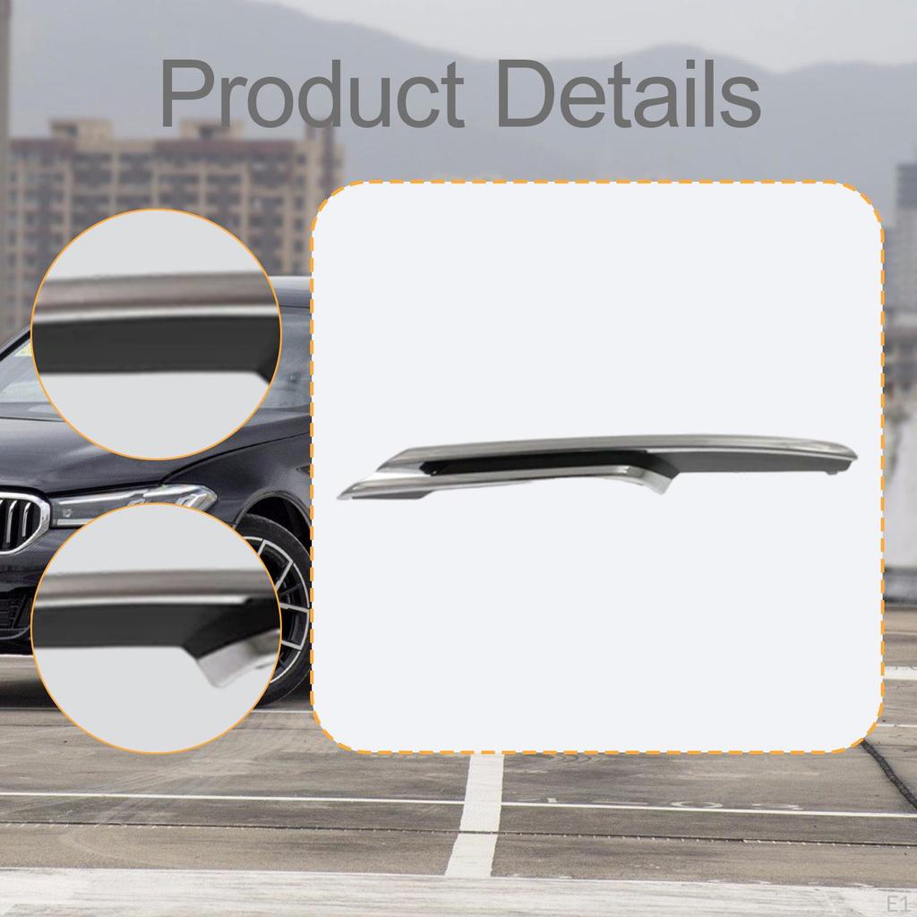 Front Left Fog Light Cover Trim Replace 51117279697 Spare Parts Durability Easy To Install High