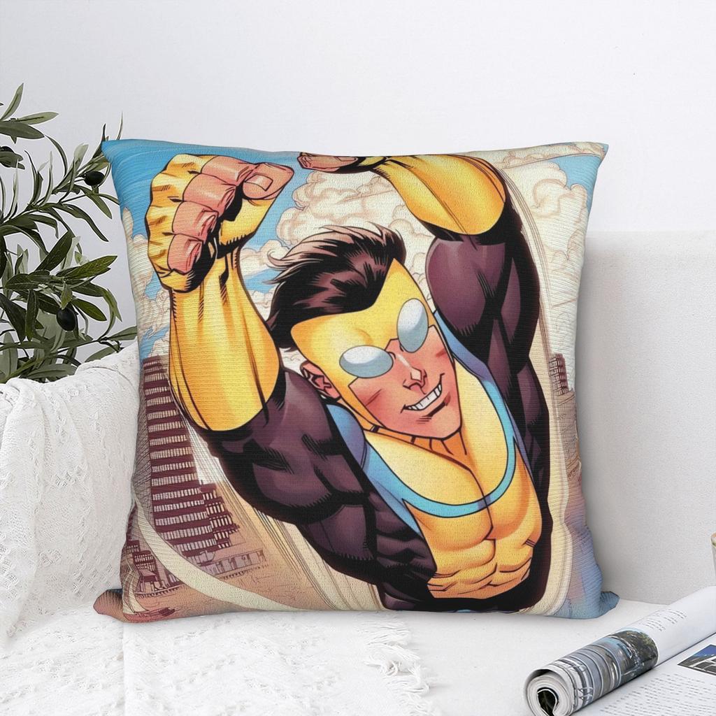 Anime Invincibles Pillow Case Comfy Pillow Cover Cute Funny Cushion Cover For Couch Sofa Bedroom
