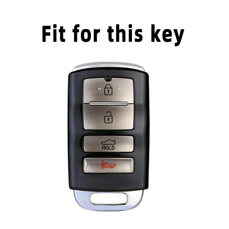 Shell Fob Keychain For Kia Cadenza K9 K7 K-04 Sorento K900 And New K7 Key 2013 Year To Year 4Buttons Tpu Car Key Case Cover