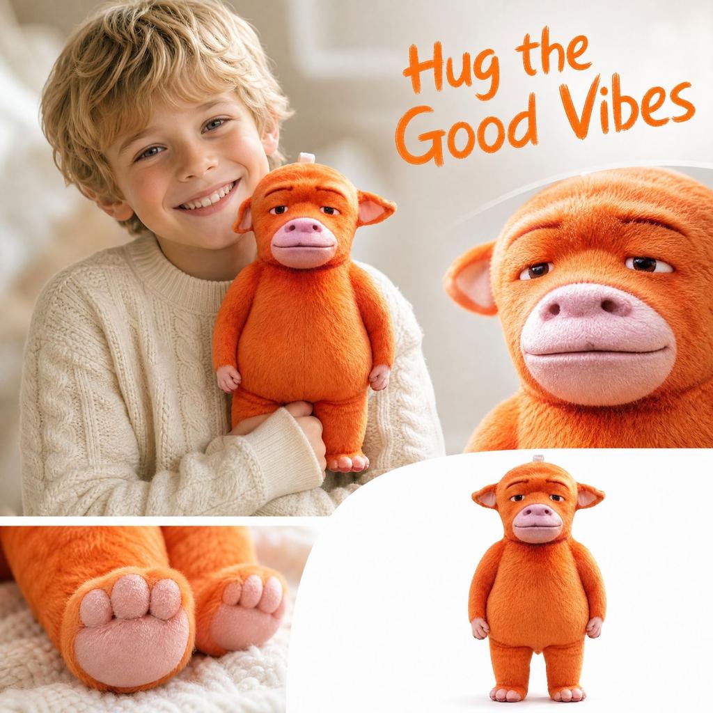 Plush Stuffed Animal Toy, Soft Cute Plushie Doll for Kids Toddlers Boys and Girls, Birthday Gift