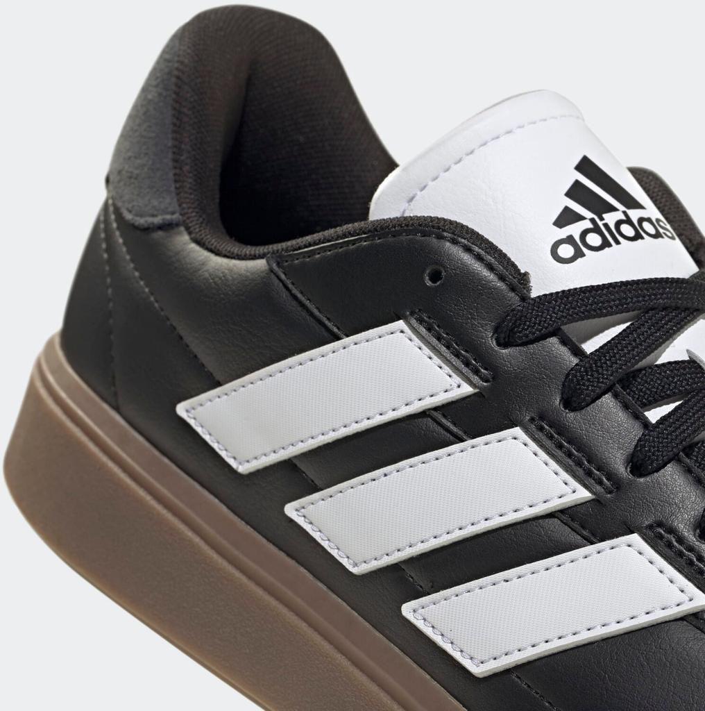 Кроссовки Adidas Courtblock core black cloud white carbon