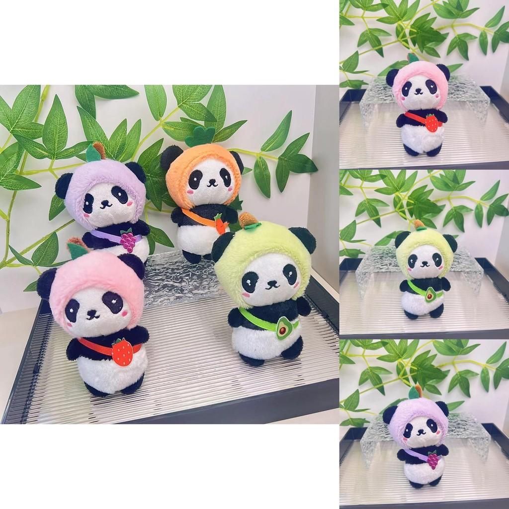 Cozy And Soft Plush Panda Keychain Doll Perfect For Adorable Couple Gifts And Collectibles