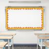 Bulletin Board Border Trim for Classroom Notice Board Chalkboard Whiteboards Flame Patterned Border Trim Wall Sticker
