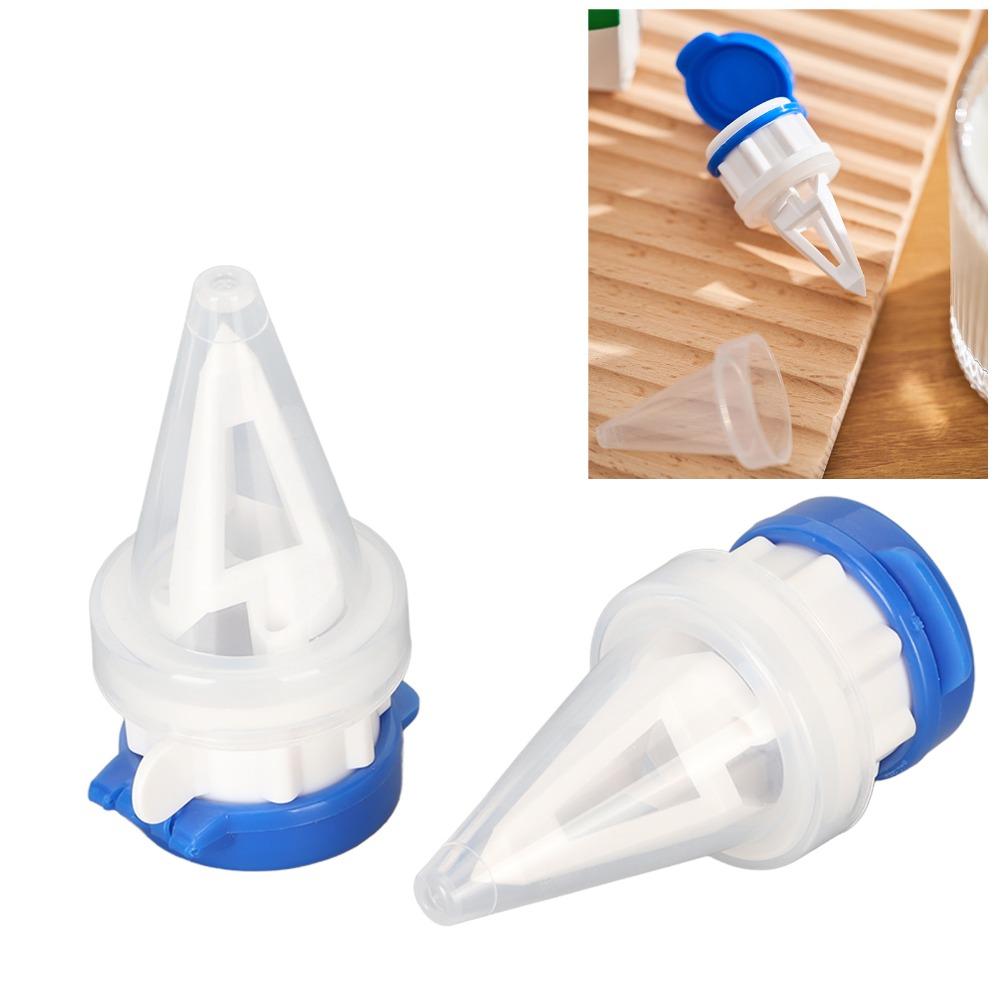 2pcs Ergonomic Design Bottle Pourer Easy to Install Drink Splitter Milk Carton Poure Home Kitchen