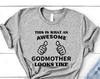 Awesome Godmother T-Shirt, Godmother Shirt Gift for Godmother - 1927