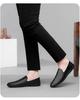 Men's Summer 2024 Soft Leather Loafers - Single Layer, Flat Bottom, Casual Slip-on Driving Shoes