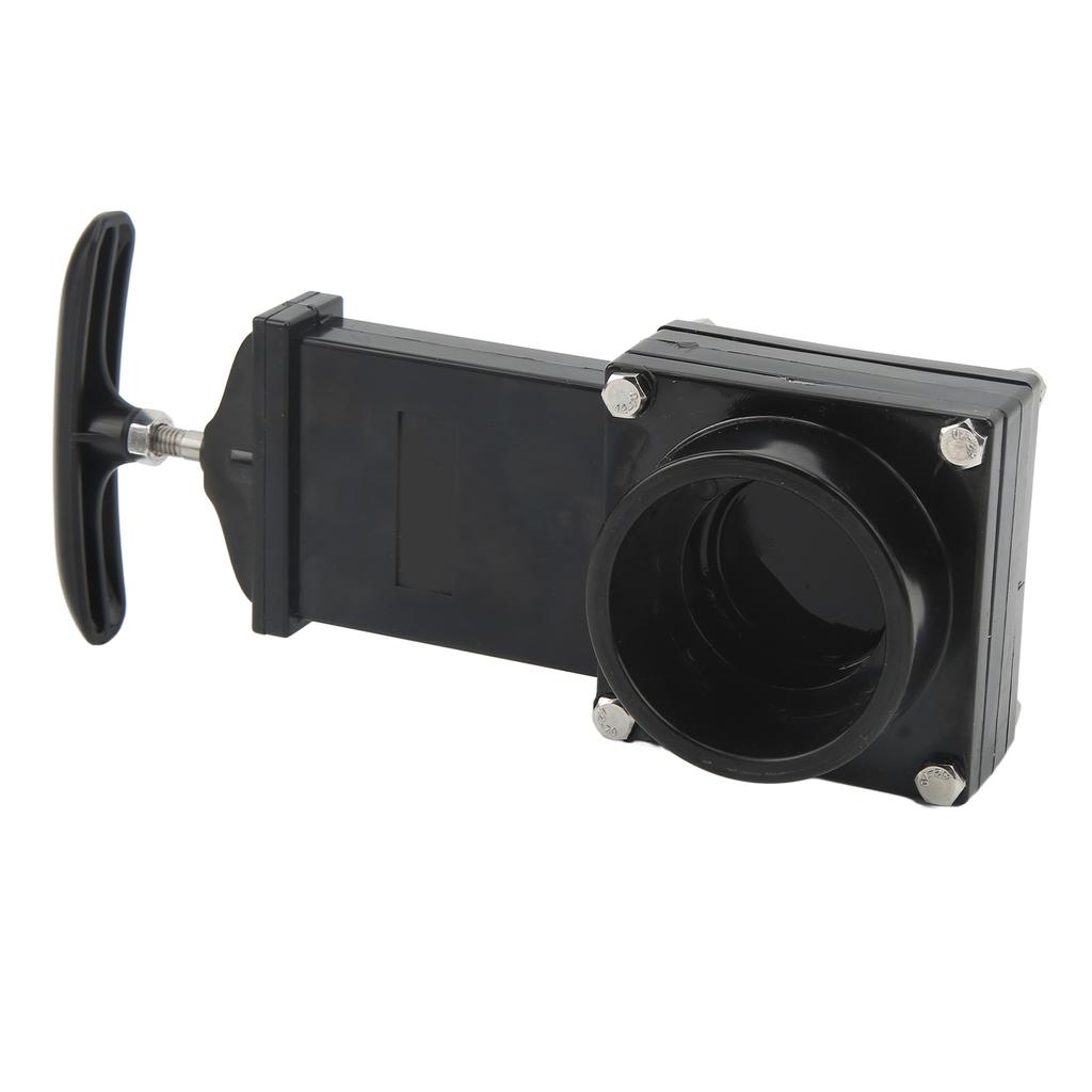 RV Drain Valve Waste Sewer ABS Valve Wear Resistance for Caravan Water Tank 50mm ID