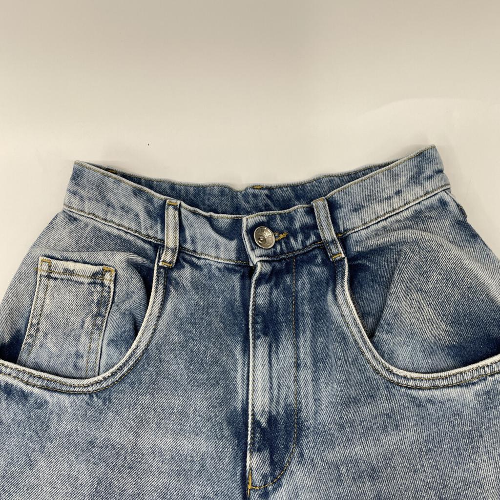 Maison Margiela Blue S51LA0051 Slash Detail Denim Pants Bottoms 38 blueUsed