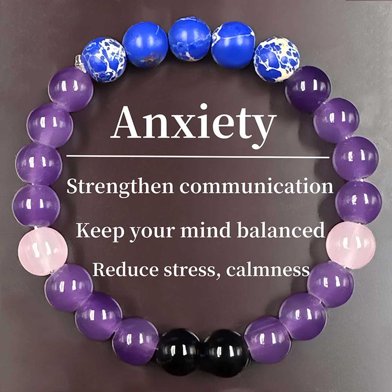 Simple Versatile Healing  Bracelets For Women Men  Natural Stone Beaded Stretch Bracelet Jewelry Accessories Gifts