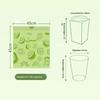 Disposable Lemon Scent Trash Bags Thickened Drawstring 10-100 Sheets Easy Tie Garbage Bags for Household Kitchen Office