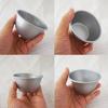 Metal Pudding Moulds, Carbon Steel Popover Pans Egg Tart Molds, Individual Small Flan Baking Cups, Mini Round Cake Tin for Chocolate Molten,