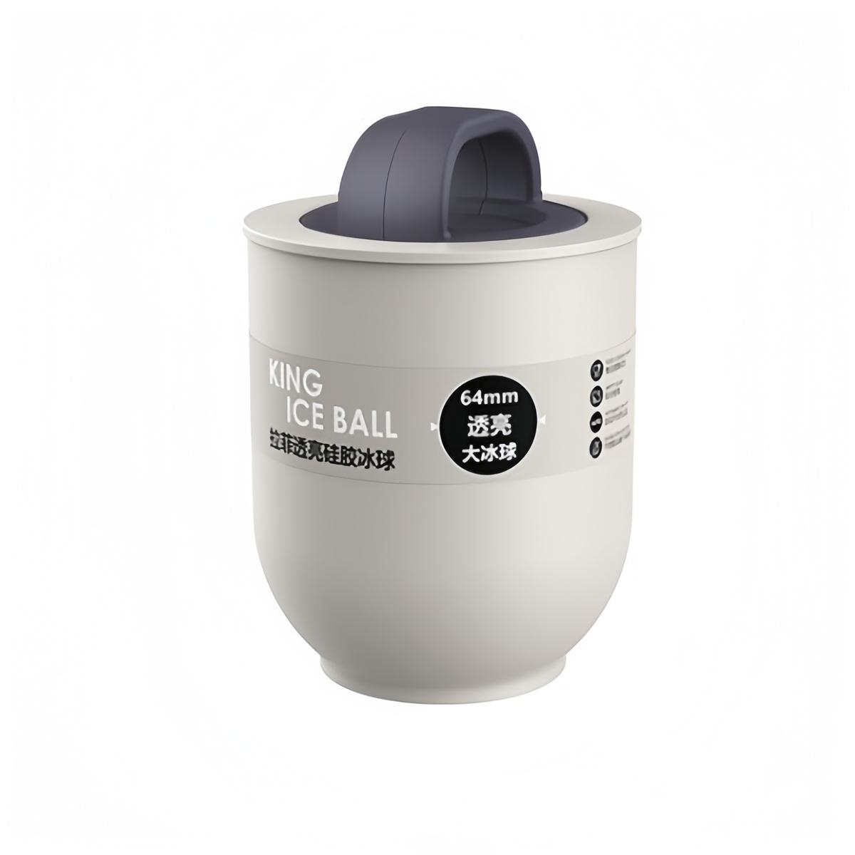 

64MM Ice Balls Clear Ice Ball Molds Home Use Party Hosting Cocktail Ice Maker Easy Ice Release Party Ice Balls