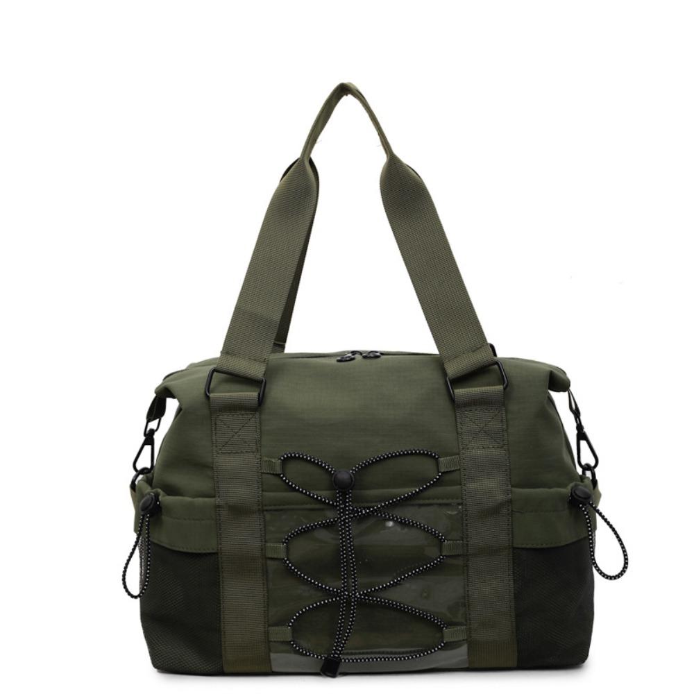 

Сумка-мешок для путешествий Легкая спортивная фитнес-сумка Ткань Оксфорд Сумка через плечо Студенты зелёный