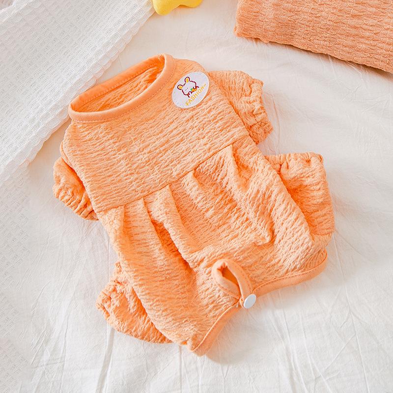 Spring and Summer Mosquito-proof Dog Loungewear Mosquito-proof Clothing Medium and Small Dog Bag Belly Clothes Cat Pet Four-legged Clothing