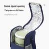 Large Insulated Bento Bag with Wide Opening for Students and Work