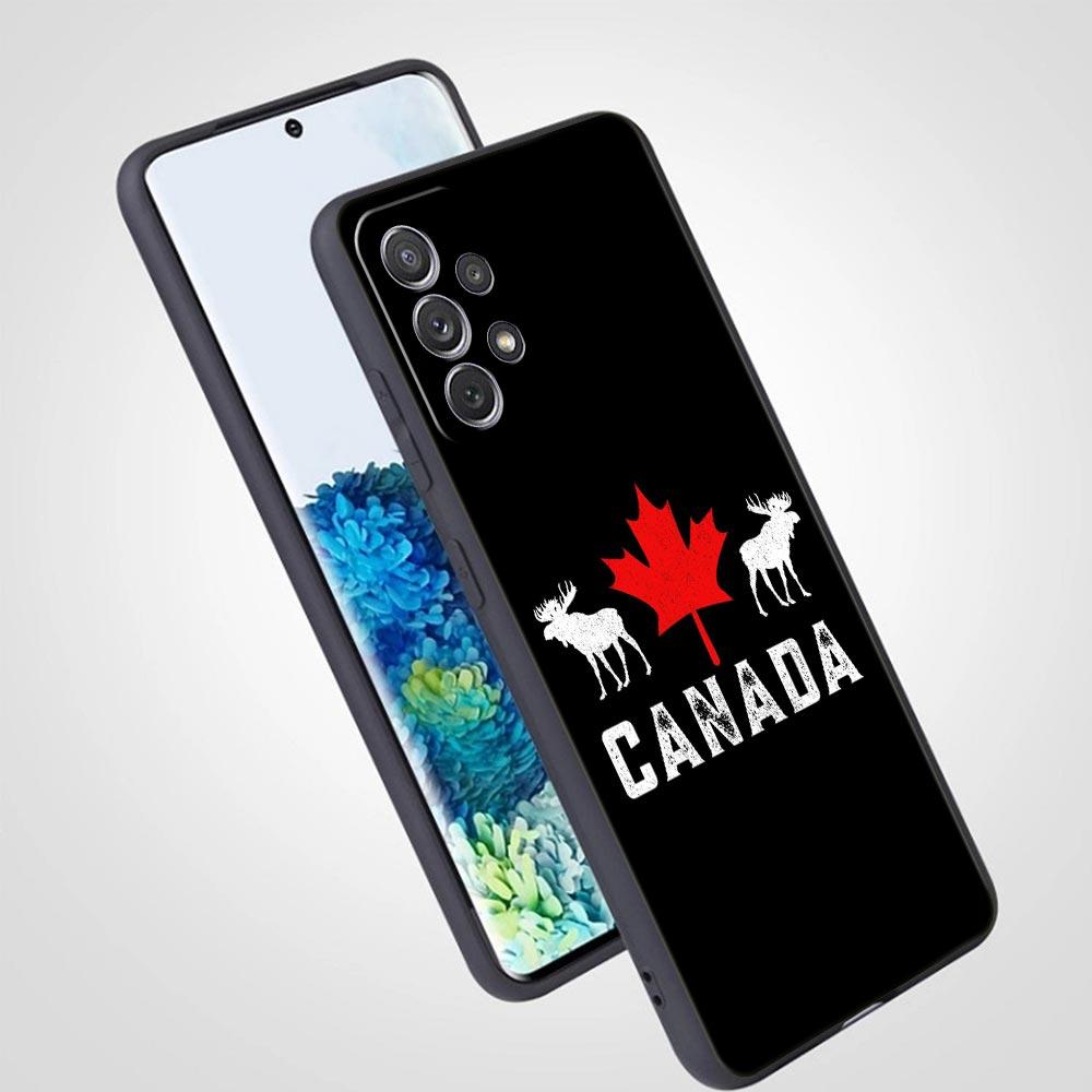 Maple Canada Flag Love Football Phone Case For Samsung A17 A07 A55 A35 A25 A15 A05 A33 A31 A23 A21s A13 A41 A73 A53 A51 A71Cover