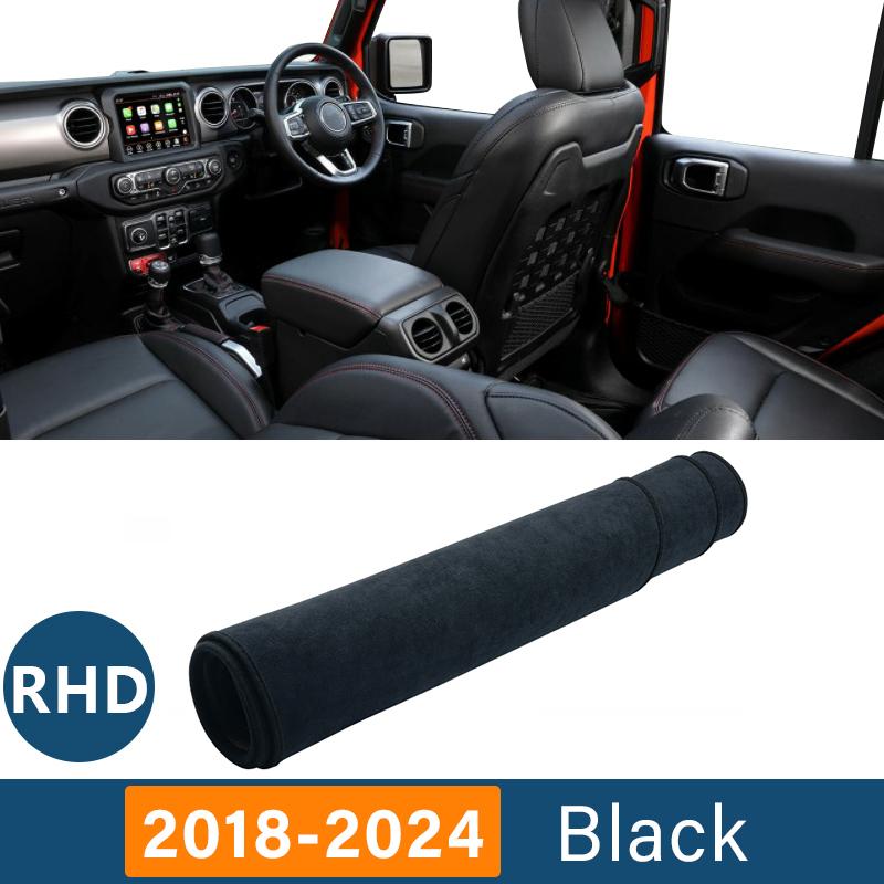Car Cover Avoid Light Pad Anti-UV Carpets Case Non-Slip Mats Dashboard For Jeep Wrangler JL 2018      2024