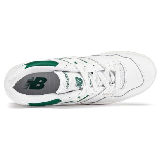 New Balance 550 White Green Unisex Sneakers  BB550SWB