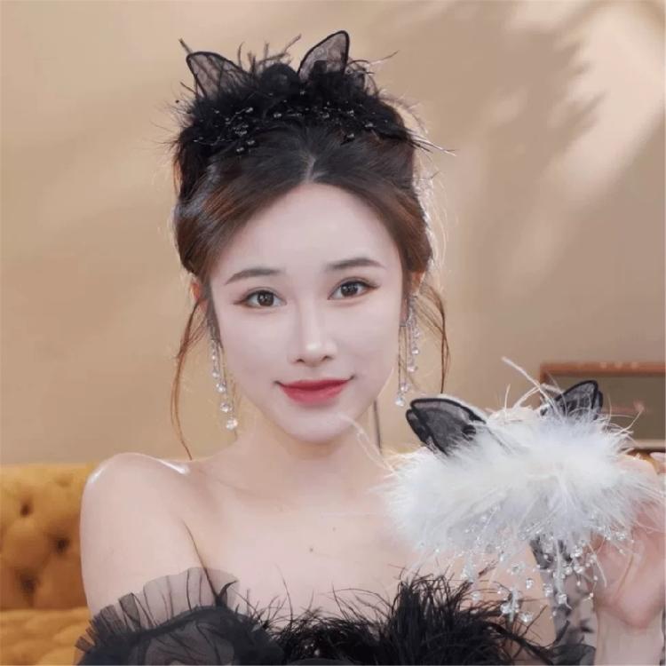 Beach Feather Hair Claw Clip Ponytail Claw Princess Barrettes Hair Adornment