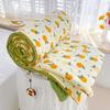 Rabbit Bear Dinosaur Strawberry Print Washed Cotton Summer Air Quilt Conditioner