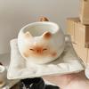 Cartoon Siamese Cat Coffee Cups Cute Cat Shaped Underglaze Colored Ceramic Cup Home Breakfast Milk Coffee Mug Birthday Gift Cup