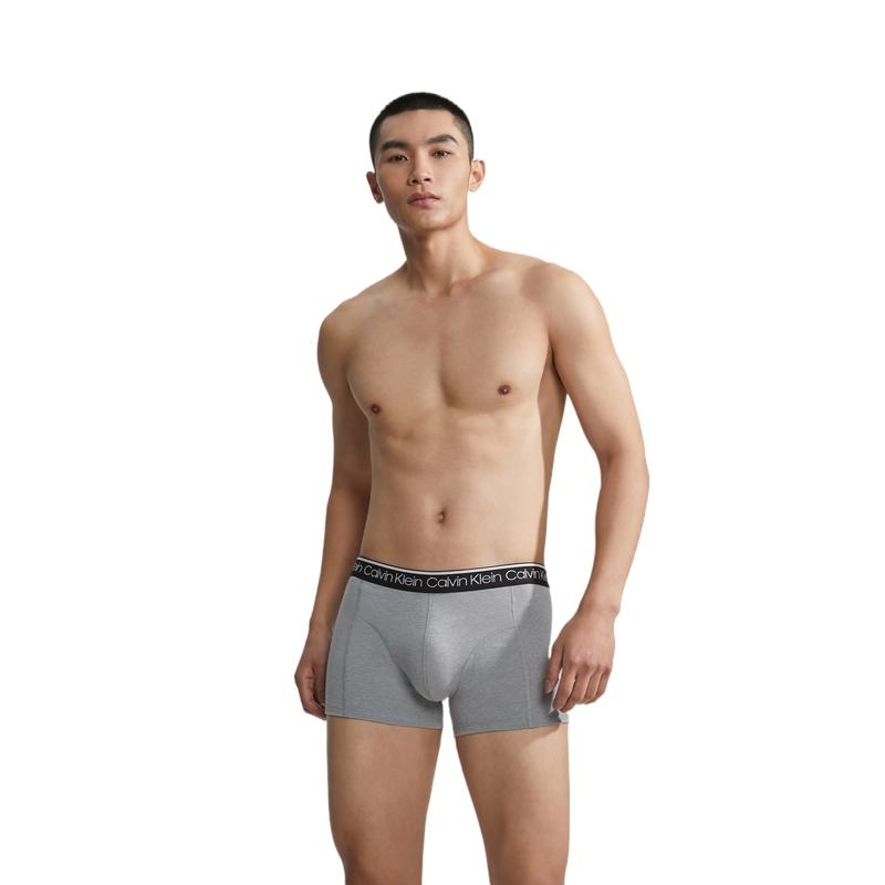 Calvin Klein Logo Jacquard Waistband Cotton Breathable Boxer Briefs 3-Pack Men Underwear NP2421O9WV