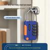 4-Digit Combination Padlock for Gym Cabinets and Bags