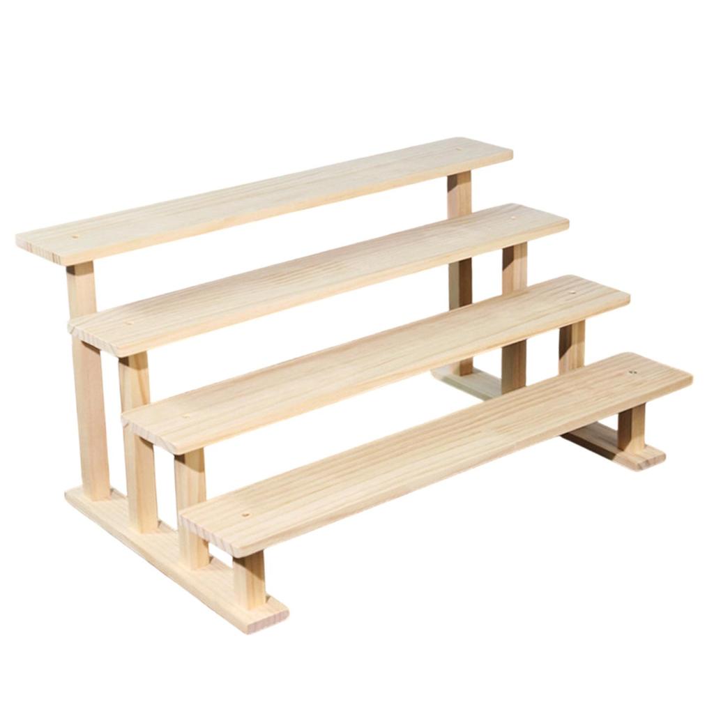 Wood Display Riser Cupcake Stand Decorative Figure Display Stand Perfume Organizer for Figures Jewelry Desserts Show Vendor