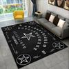 Ouija Tarot Witchcraft Gothic Area Rug,Carpet Rug for Living Room Bedroom Sofa Doormat Decoration,Kids Play Non-slip Floor Mat