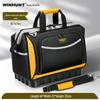 Sturdy Hydroelectric Durable Canvas Tool Bag - Thickened, Wear-Resistant, Multi-Function Hardware Storage