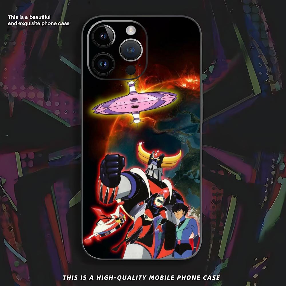 UFO Robot G-Goldoraes Phone Case For iPhone 17 Air 16 E 15 14 13 12 11 XS XR Plus Mini Pro Max Soft Black Cover