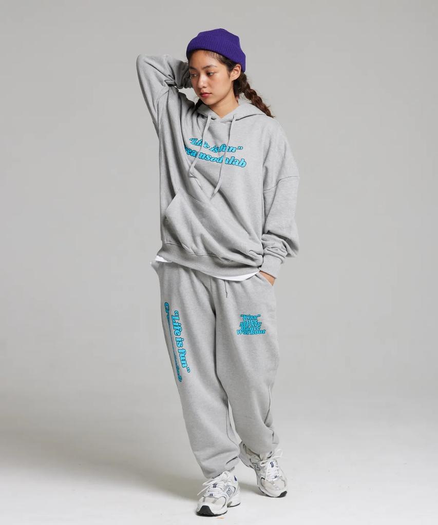 CREAM SODA LAB Slogan Hoodie Training Set