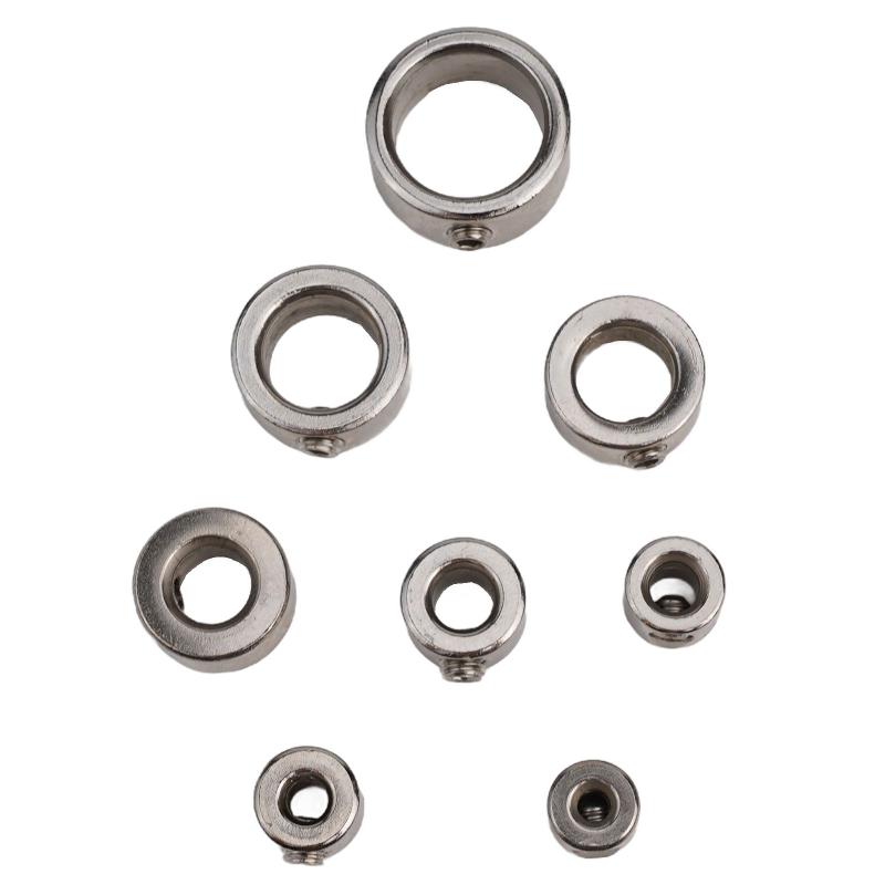 8/9Pcs Drill Bit Locator Woodwork Tools Drill Stoper Collar Set 3-16Mm Depth Stop Collars For Ring Positioner With Wrench