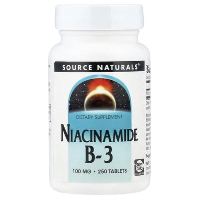 Niacinamide B-3, 100 Mg, 250 Tablets